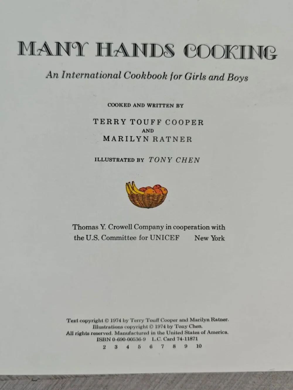 Thomas Y. Crowell Company this 1974